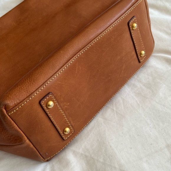 Dooney & Bourke Florentine Leather Small Dixon Hobo in Natural - Picture 3 of 10